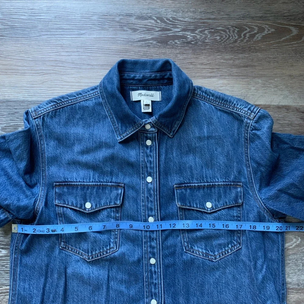 Madewell Denim Mini Dress - Picture 5 of 7